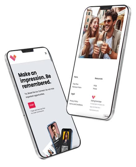 Dating Card Website Responsive