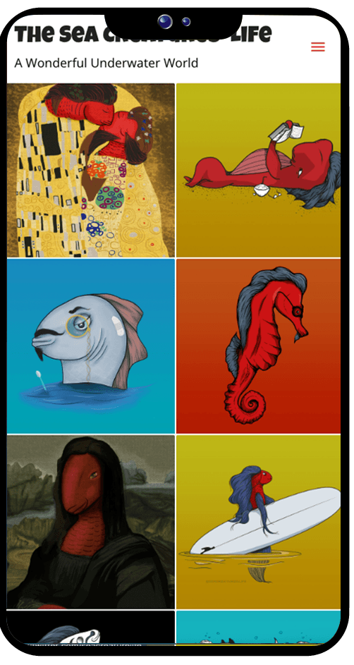 Mobile Sea Creatures Life