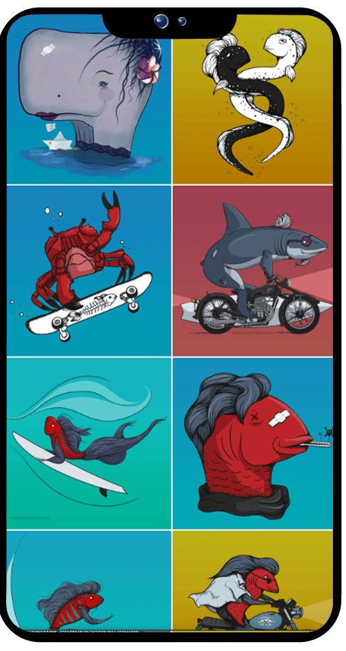 Mobile Sea Creatures Life