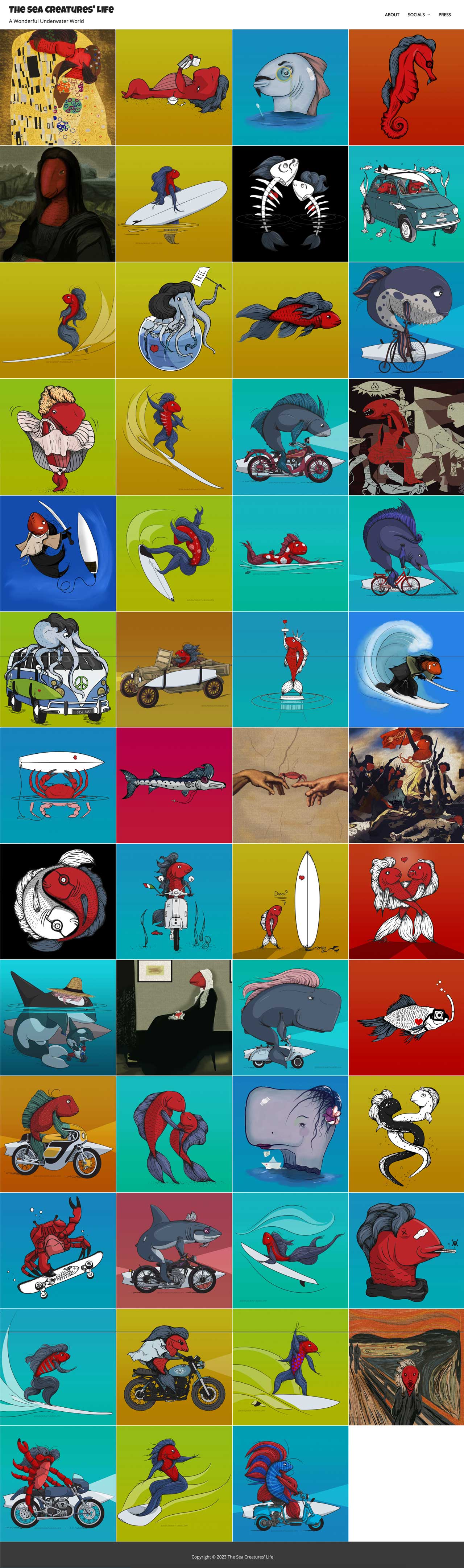 Mobile Sea Creatures Life